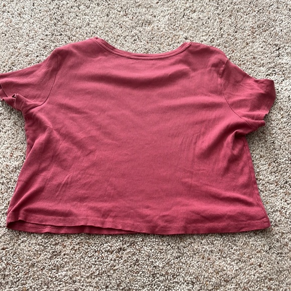Primark Cropped Ribbed Tee - Picture 3 of 5